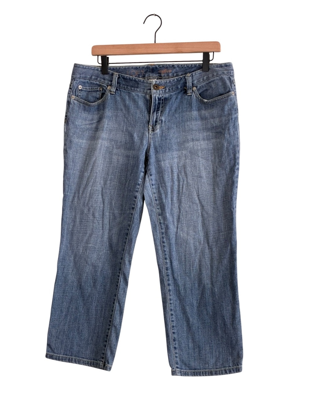 Loft | 2000’s Mid rise capri jeans cropped denim pants size 10